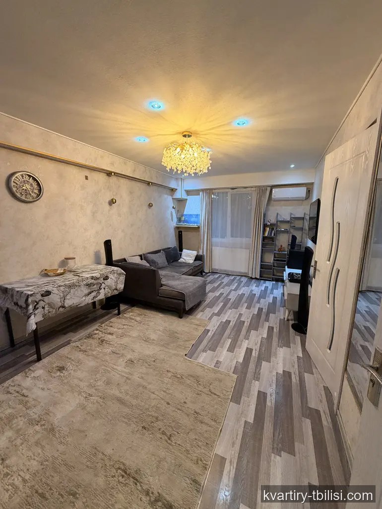 2-bedroom Apartment for rent in Samgori, Tbilisi, 60 sqm, floor 1/16 — 650 USD/month | Tbilisi Homes