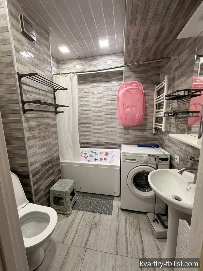 2-bedroom Apartment for rent in Samgori, Tbilisi, 60 sqm, floor 1/16 — 650 USD/month | Tbilisi Homes
