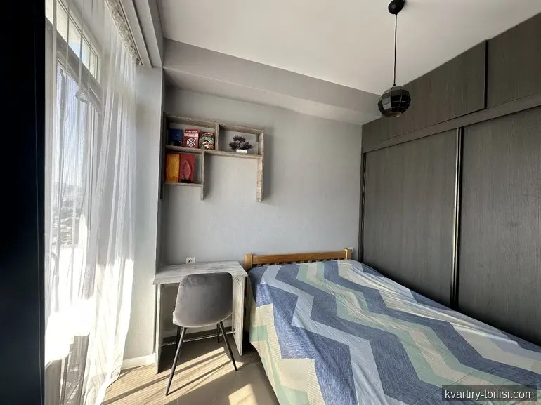 1-bedroom Apartment for rent in Sanzona, Tbilisi, 40 sqm, floor 9/16 — 500 USD/month | Tbilisi Homes