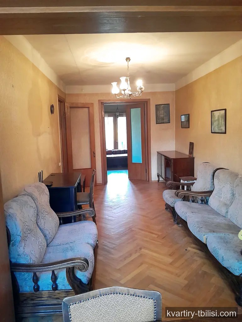 2-bedroom Apartment for rent in Sanzona, Tbilisi, 60 sqm, floor 2/9 — 400 USD/month | Tbilisi Homes