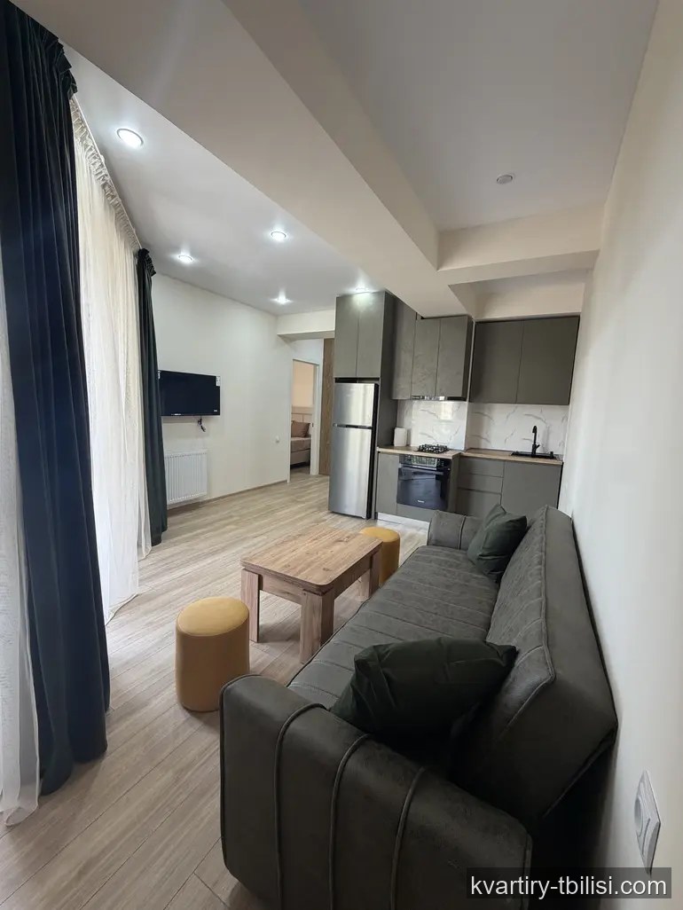 2-bedroom Apartment for rent in Sanzona, Tbilisi, 52 sqm, floor 3/11 — 550 USD/month | Tbilisi Homes