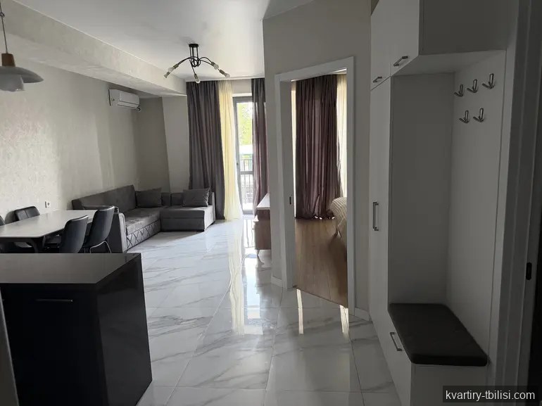 2-bedroom Apartment for rent in Sanzona, Tbilisi, 60 sqm, floor 4/15 — 650 USD/month | Tbilisi Homes
