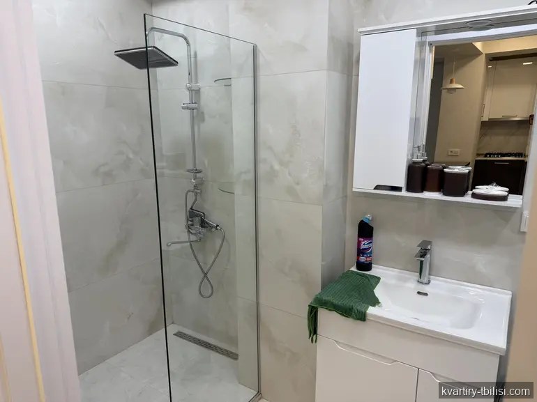 2-bedroom Apartment for rent in Sanzona, Tbilisi, 60 sqm, floor 4/15 — 650 USD/month | Tbilisi Homes