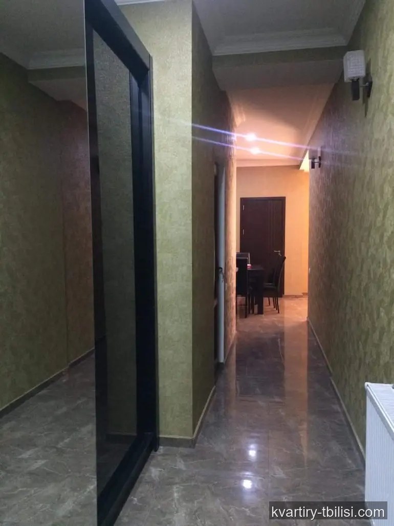 2-bedroom Apartment for rent in Sanzona, Tbilisi, 58 sqm, floor 11/17 — 450 USD/month | Tbilisi Homes