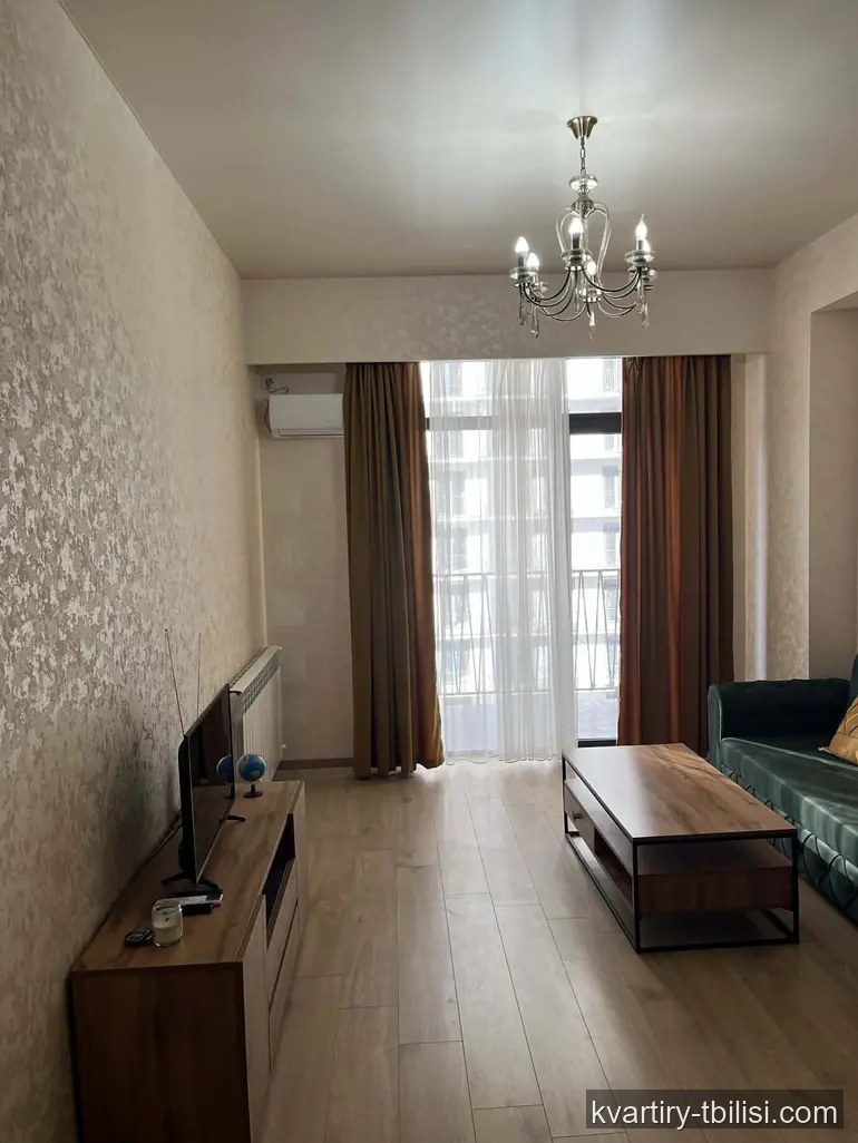 2-bedroom Apartment for rent in Sanzona, Tbilisi, 54 sqm, floor 10/22 — 500 USD/month | Tbilisi Homes