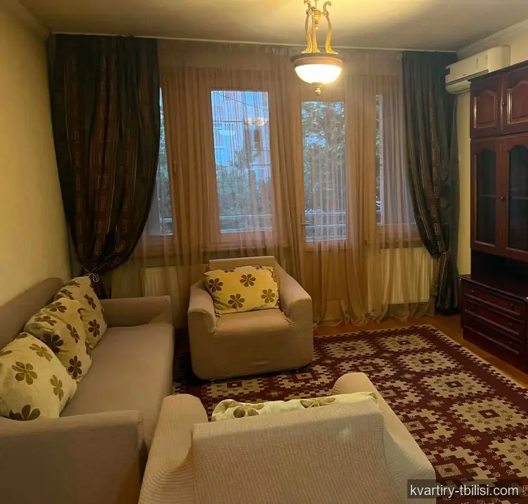 3-bedroom Apartment for rent in Sanzona, Tbilisi, 100 sqm, floor 4/8 — 571 USD/month | Tbilisi Homes