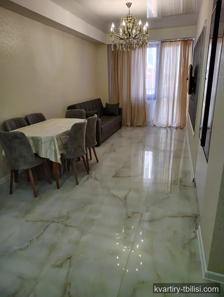 Трёхкомнатная квартира в Санзоне — 700 USD/мес | Tbilisi Homes
