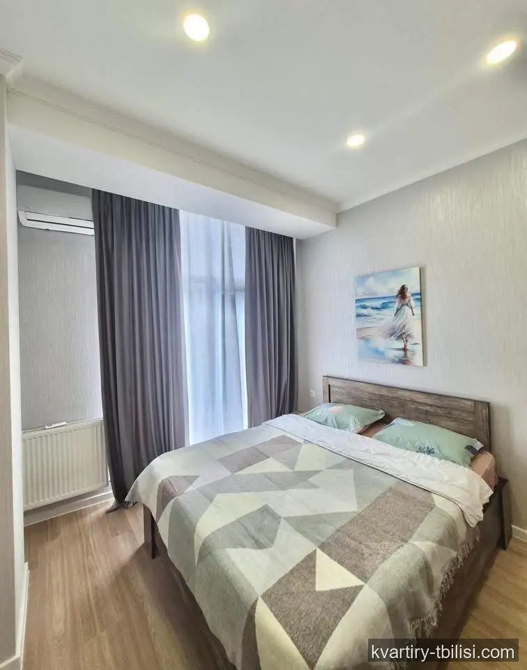 3-bedroom Apartment for rent in Tabakhmela, Tbilisi, 75 sqm, floor 16/18 — 700 USD/month | Tbilisi Homes