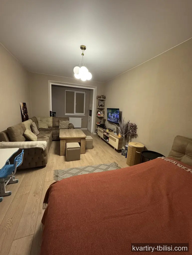 2-bedroom Apartment for rent in Temka, Tbilisi, 40 sqm, floor 8/8 — 412 USD/month | Tbilisi Homes