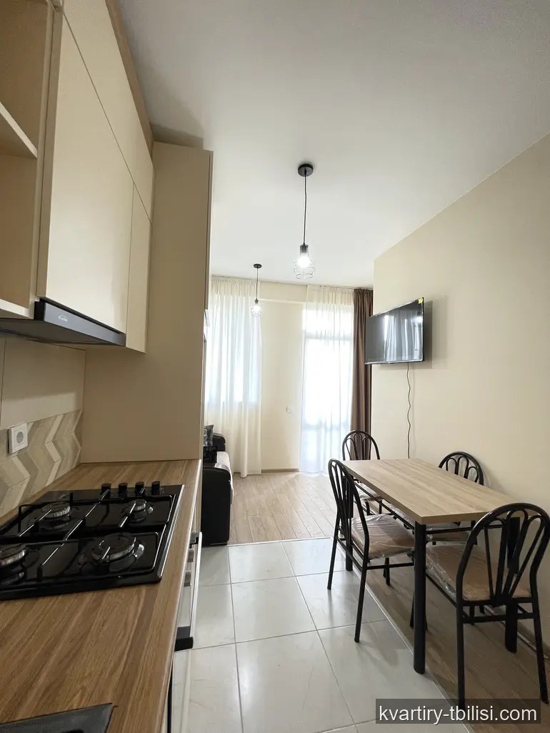Однокомнатная квартира в Третьем массиве — 460 USD/мес | Tbilisi Homes