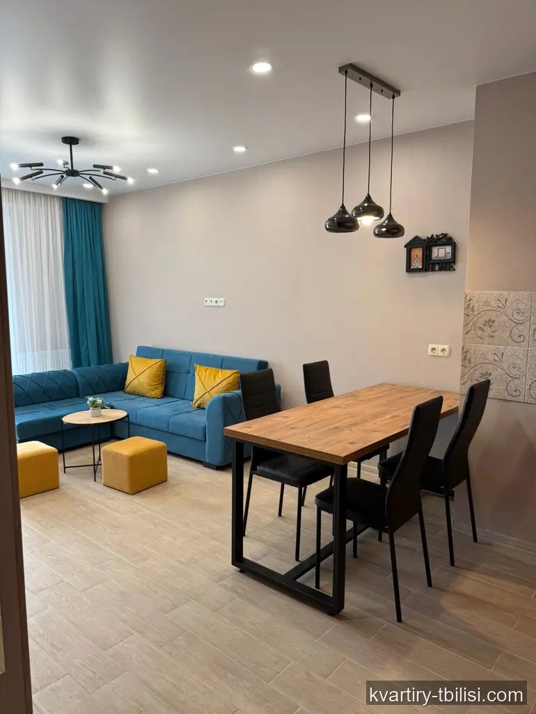 2-bedroom Apartment for rent in Third Massiv, Tbilisi, 53 sqm, floor 12/18 — 550 USD/month | Tbilisi Homes