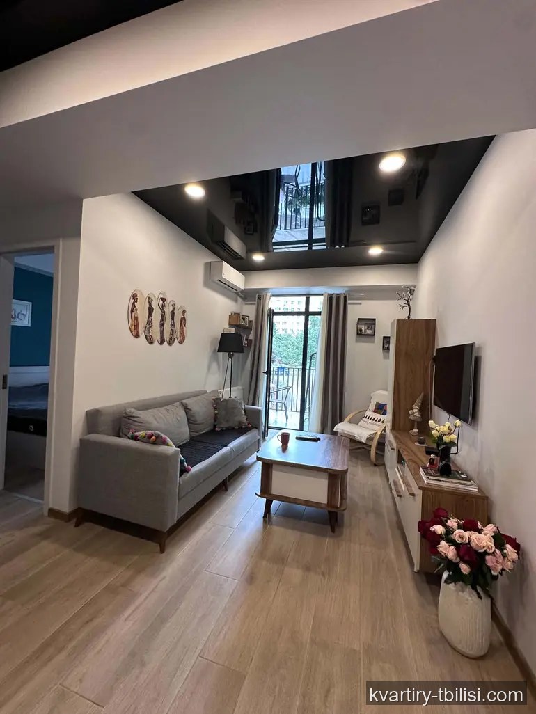 Трёхкомнатная квартира в Третьем массиве — 535 USD/мес | Tbilisi Homes