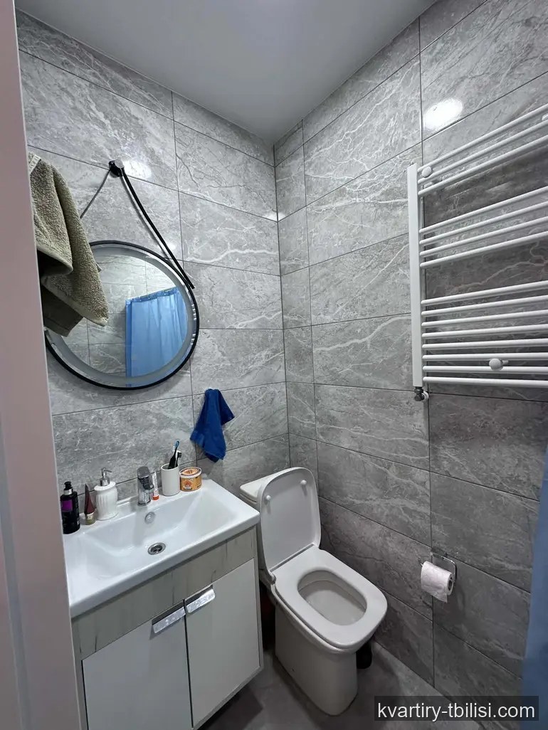 Трёхкомнатная квартира в Третьем массиве — 535 USD/мес | Tbilisi Homes