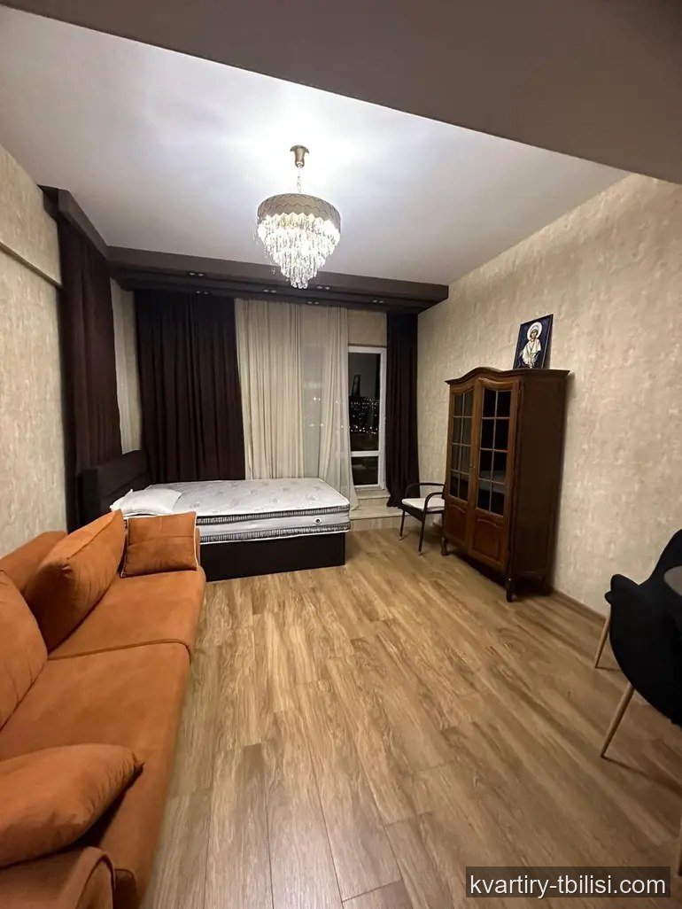 1-bedroom Apartment for rent in Tsavkisi, Tbilisi, 40 sqm, floor 10/10 — 460 USD/month | Tbilisi Homes