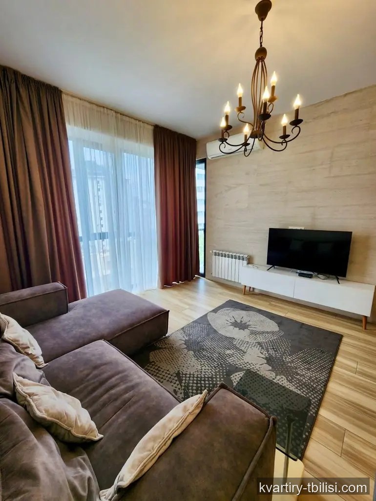 Двухкомнатная квартира в Ваке — 1 100 USD/мес | Tbilisi Homes