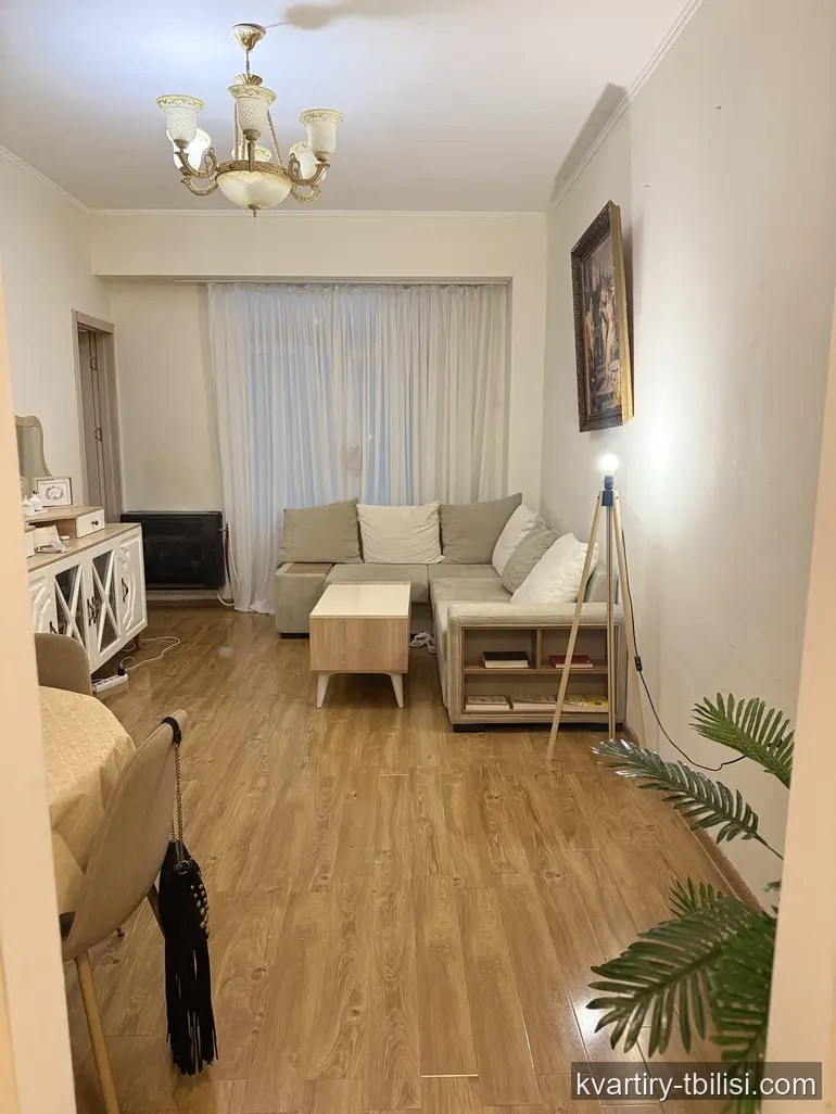 2-bedroom Apartment for rent in Vake, Tbilisi, 40 sqm, floor 1/18 — 536 USD/month | Tbilisi Homes