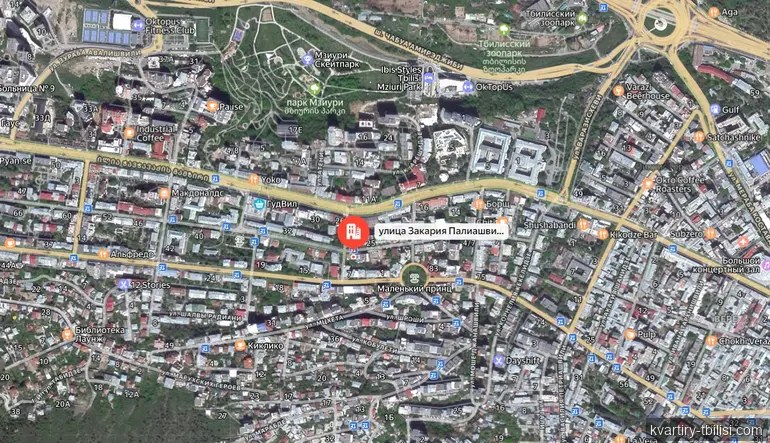2-bedroom Apartment for rent in Vake, Tbilisi, 65 sqm, floor 5/9 — 1 000 USD/month | Tbilisi Homes
