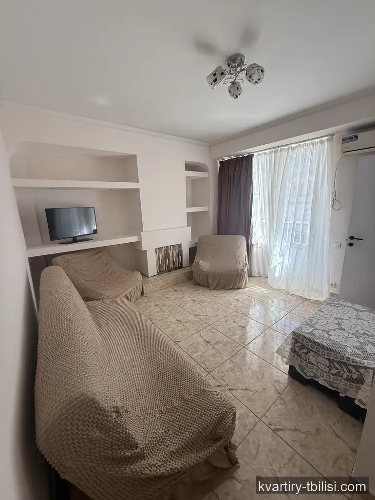 2-bedroom Apartment for rent in Vake, Tbilisi, 60 sqm, floor 8/12 — 600 USD/month | Tbilisi Homes