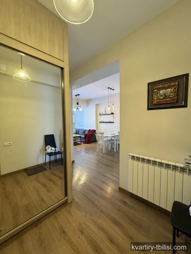 2-bedroom Apartment for rent in Vake, Tbilisi, 60 sqm, floor 5/17 — 1 150 USD/month | Tbilisi Homes