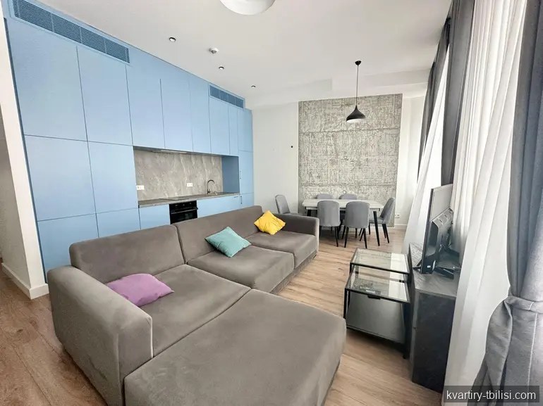 2-bedroom Apartment for rent in Vake, Tbilisi, 58 sqm, floor 12/41 — 1 700 USD/month | Tbilisi Homes