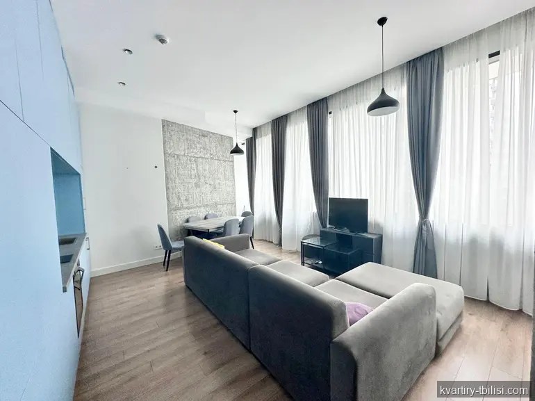 2-bedroom Apartment for rent in Vake, Tbilisi, 58 sqm, floor 12/41 — 1 700 USD/month | Tbilisi Homes