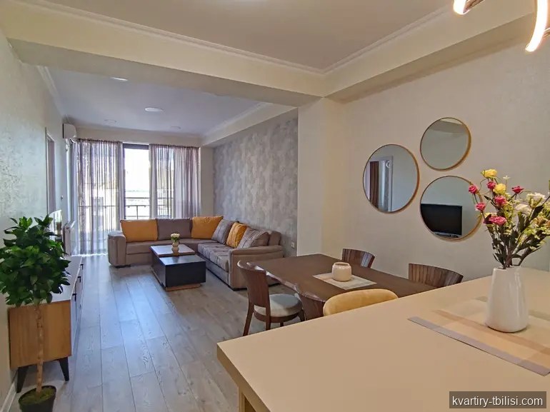 3-bedroom Apartment for rent in Vake, Tbilisi, 85 sqm, floor 5/9 — 1 250 USD/month | Tbilisi Homes