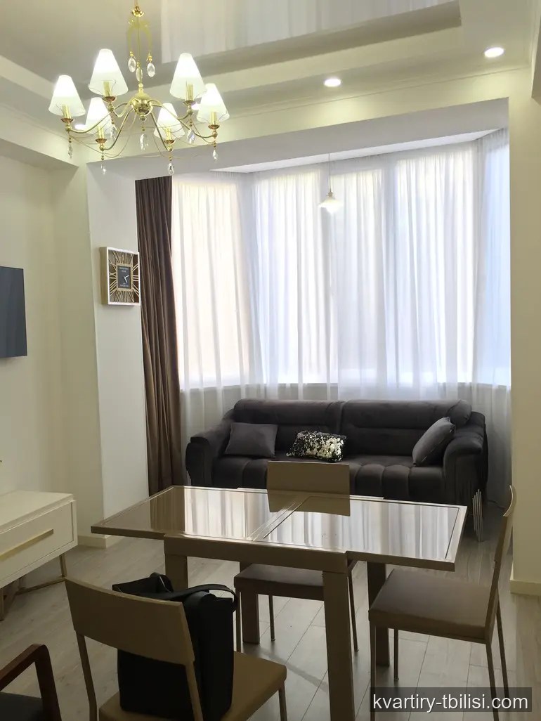 3-bedroom Apartment for rent in Vake, Tbilisi, 81 sqm, floor 3/12 — 750 USD/month | Tbilisi Homes