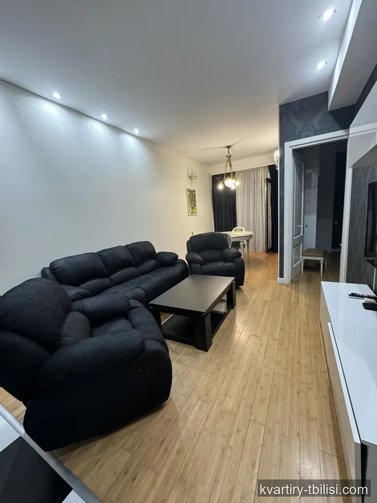 Трёхкомнатная квартира в Ваке — 1 100 USD/мес | Tbilisi Homes