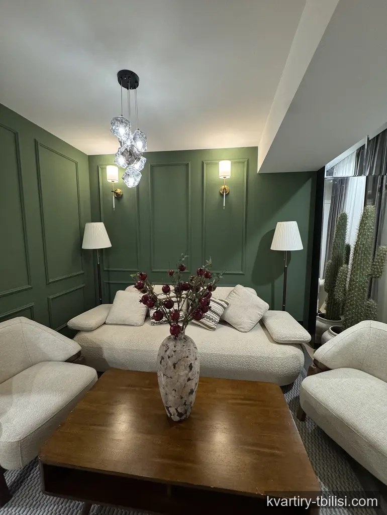 Трёхкомнатная квартира в Ваке — 1 300 USD/мес | Tbilisi Homes