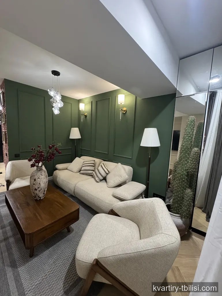Трёхкомнатная квартира в Ваке — 1 300 USD/мес | Tbilisi Homes