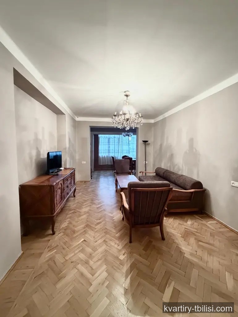 3-bedroom Apartment for rent in Vake, Tbilisi, 81 sqm, floor 3/8 — 1 350 USD/month | Tbilisi Homes