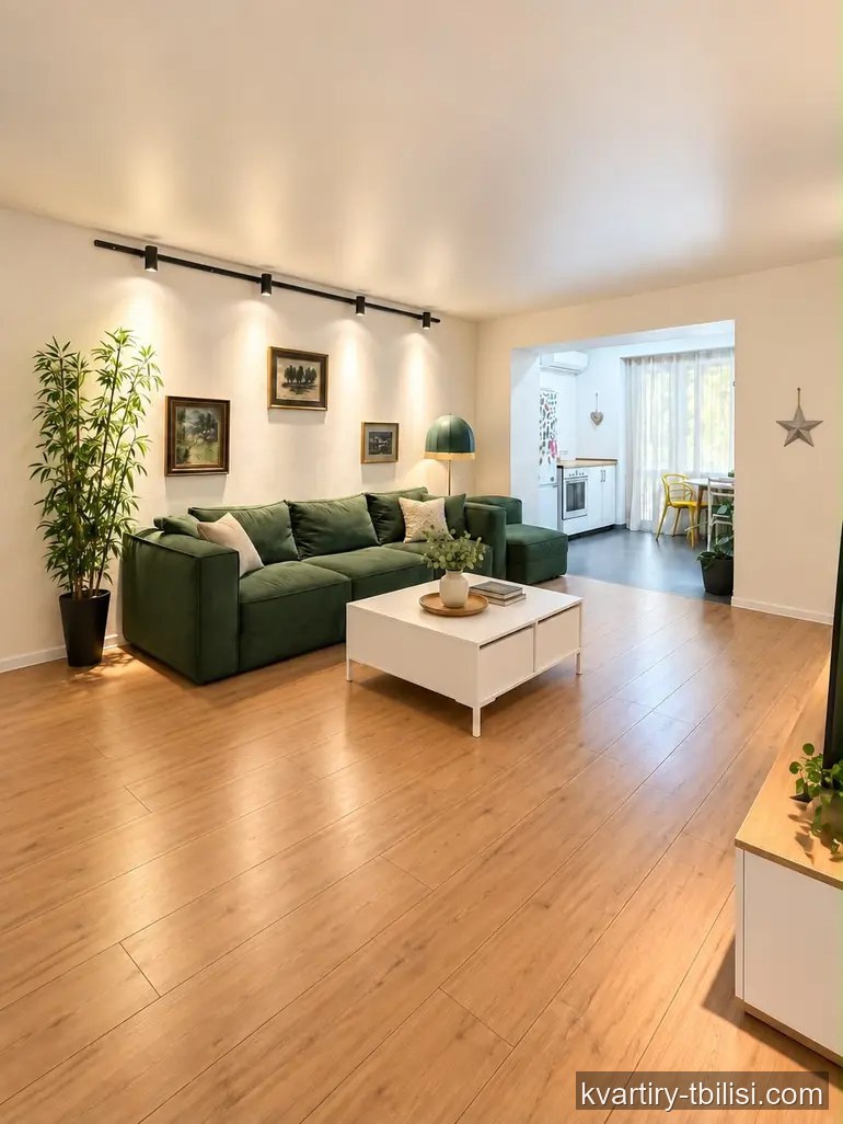 Трёхкомнатная квартира в Ваке — 1 200 USD/мес | Tbilisi Homes