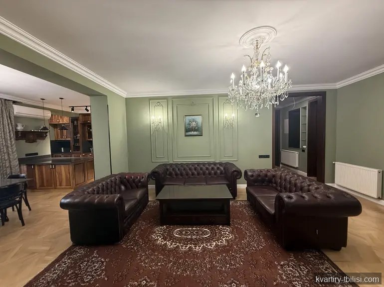 Четырёхкомнатная квартира в Ваке — 1 800 USD/мес | Tbilisi Homes