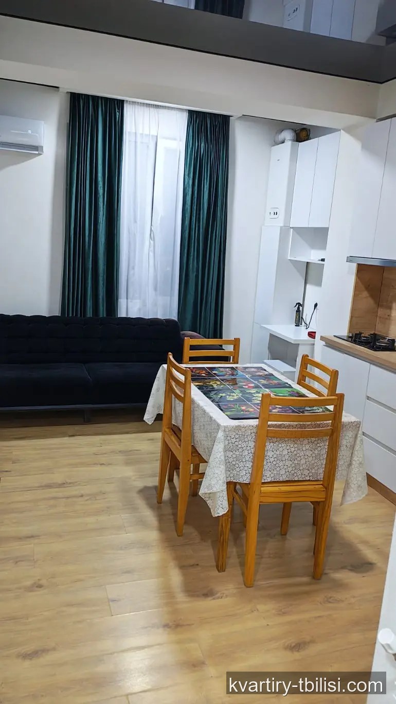 Двухкомнатная квартира в Варкетили — 459 USD/мес | Tbilisi Homes