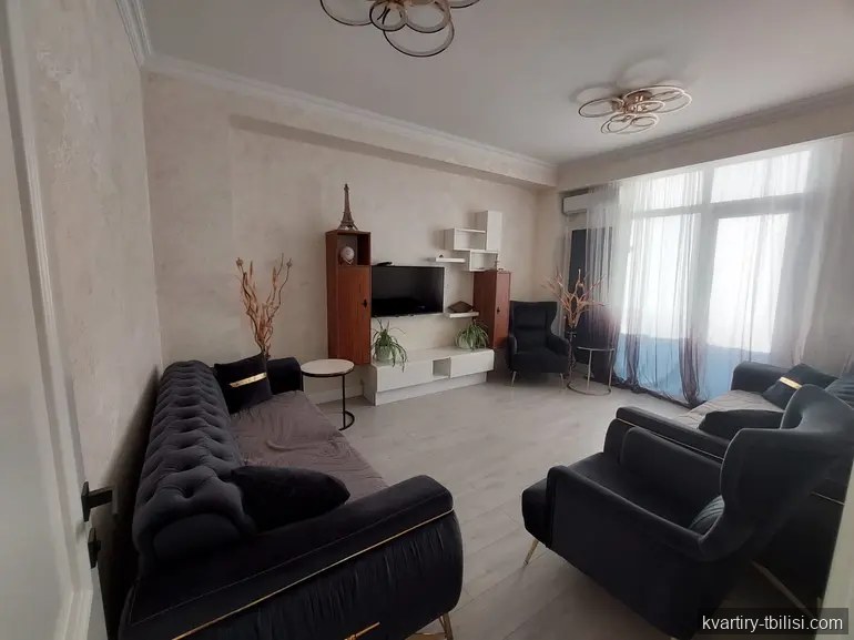 3-bedroom Apartment for rent in Varketili, Tbilisi, 87 sqm, floor 4/16 — 650 USD/month | Tbilisi Homes