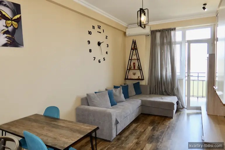 2-bedroom Apartment for rent in Vashlijvari, Tbilisi, 53 sqm, floor 9/16 — 510 USD/month | Tbilisi Homes