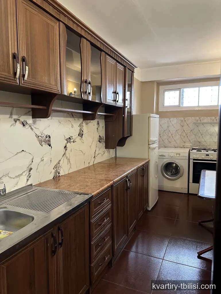 Трёхкомнатная квартира в Вашлиджвари — 421 USD/мес | Tbilisi Homes