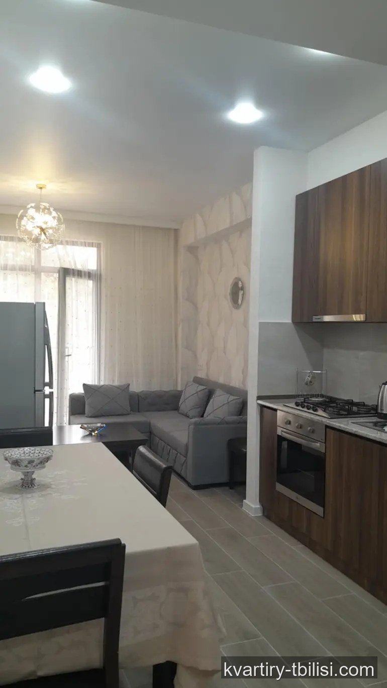 Двухкомнатная квартира в Вазисубани — 457 USD/мес | Tbilisi Homes