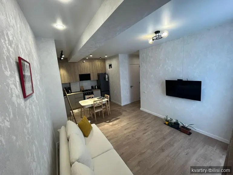 2-bedroom Apartment for rent in Vazisubani, Tbilisi, 54 sqm, floor 10/10 — 493 USD/month | Tbilisi Homes