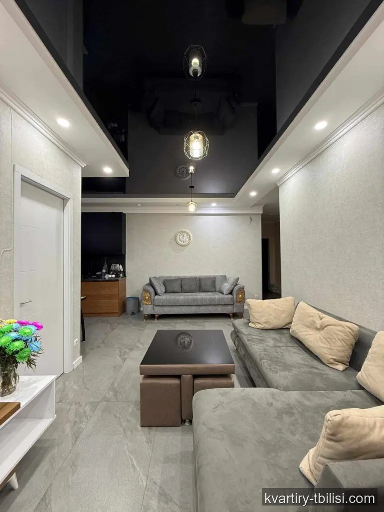 3-bedroom Apartment for rent in Vazisubani, Tbilisi, 75 sqm, floor 13/18 — 700 USD/month | Tbilisi Homes