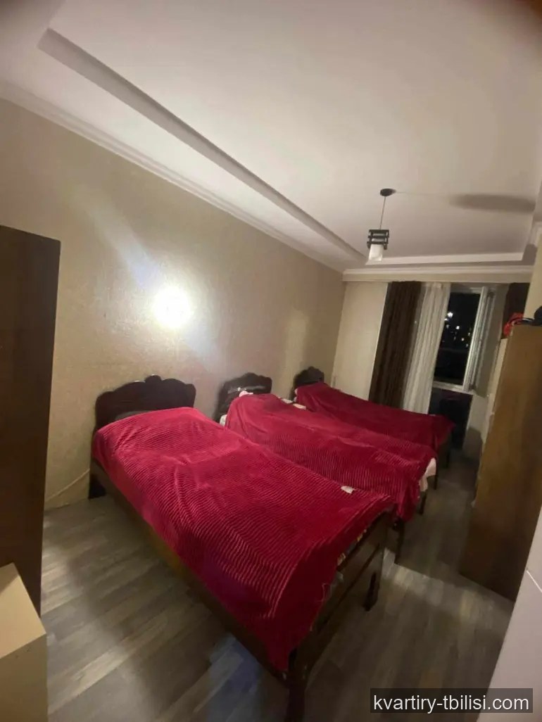 3-bedroom Apartment for rent in Vazisubani, Tbilisi, 75 sqm, floor 13/18 — 700 USD/month | Tbilisi Homes