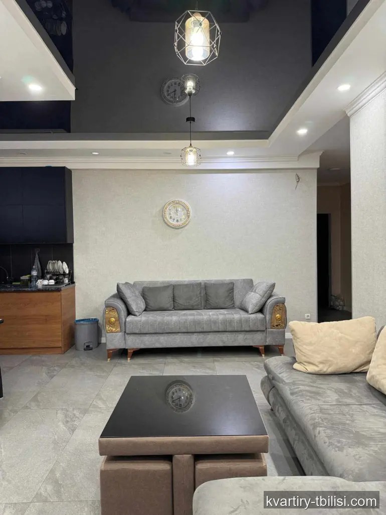 3-bedroom Apartment for rent in Vazisubani, Tbilisi, 75 sqm, floor 13/18 — 700 USD/month | Tbilisi Homes
