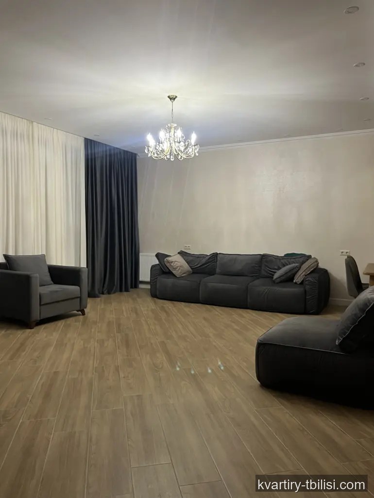 3-bedroom Apartment for rent in Vera, Tbilisi, 124.6 sqm, floor 5/12 — 1 600 USD/month | Tbilisi Homes