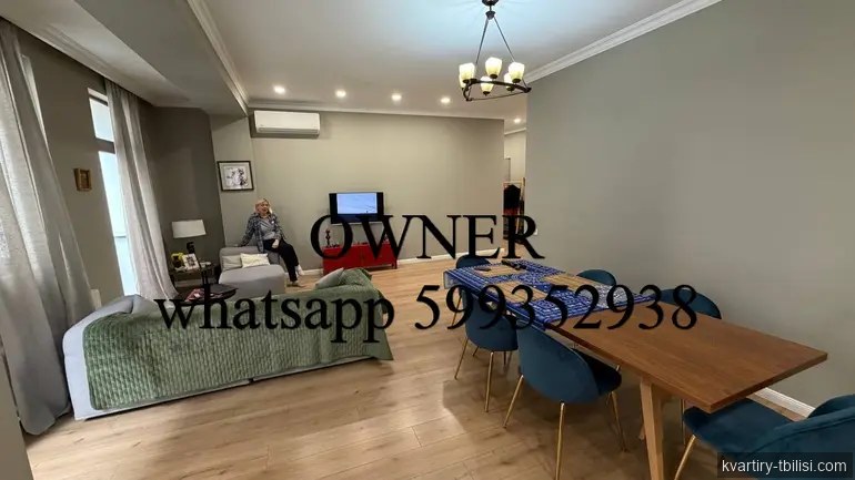 3-bedroom Apartment for rent in Vera, Tbilisi, 101 sqm, floor 4/8 — 1 250 USD/month | Tbilisi Homes