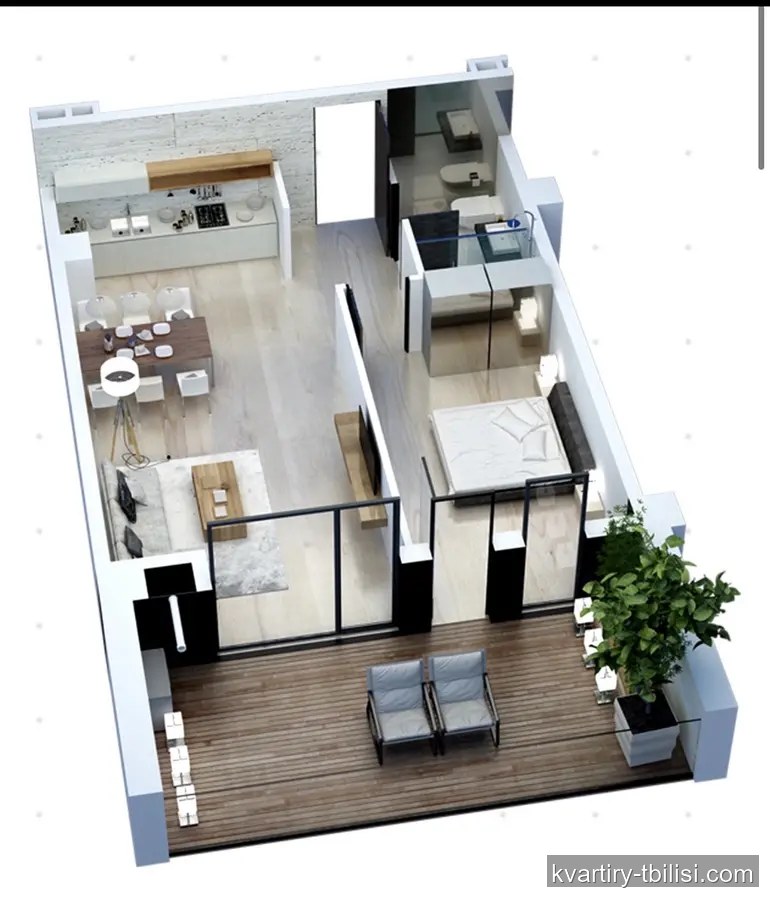 2-bedroom Apartment for sale in Avlabari, Tbilisi, 72 sqm, floor 8/10 — 118 800 USD | Tbilisi Homes