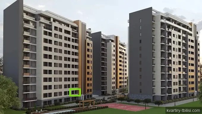 Двухкомнатная квартира в Диди Дигоми — 77 000 USD | Tbilisi Homes