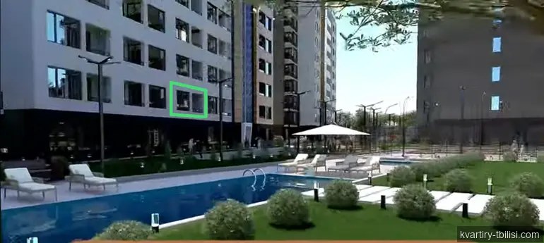 Двухкомнатная квартира в Диди Дигоми — 77 000 USD | Tbilisi Homes