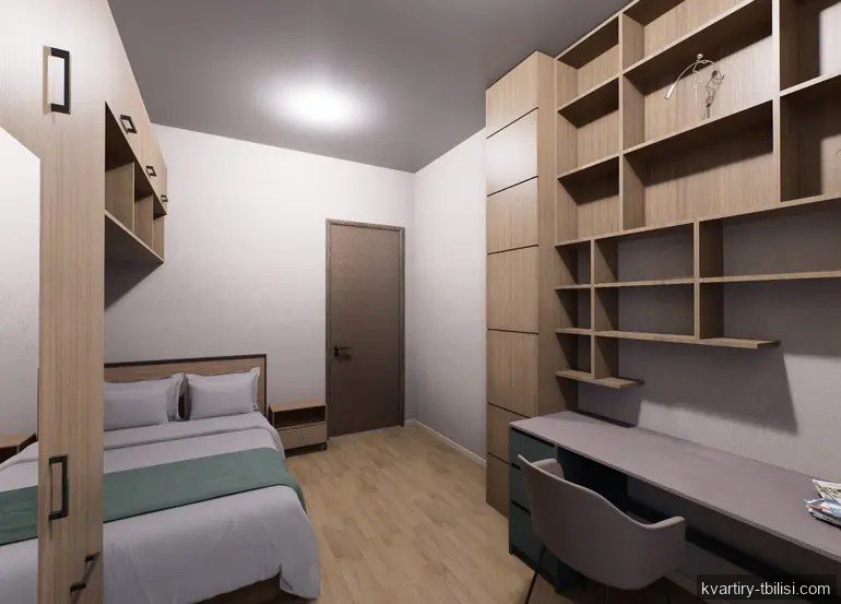 2-bedroom Apartment for sale in Didi Digomi, Tbilisi, 51.5 sqm, floor 9/11 — 63 900 USD | Tbilisi Homes
