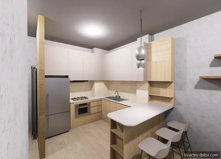 2-bedroom Apartment for sale in Didi Digomi, Tbilisi, 51.5 sqm, floor 9/11 — 63 900 USD | Tbilisi Homes