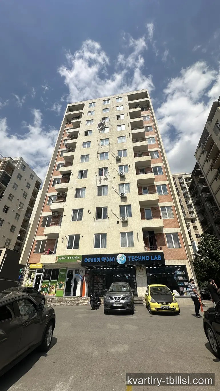 2-bedroom Apartment for sale in Didi Digomi, Tbilisi, 39 sqm, floor 4/12 — 58 000 USD | Tbilisi Homes